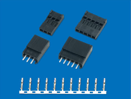 2.54mm pitch wire to board connectors TJC8D
