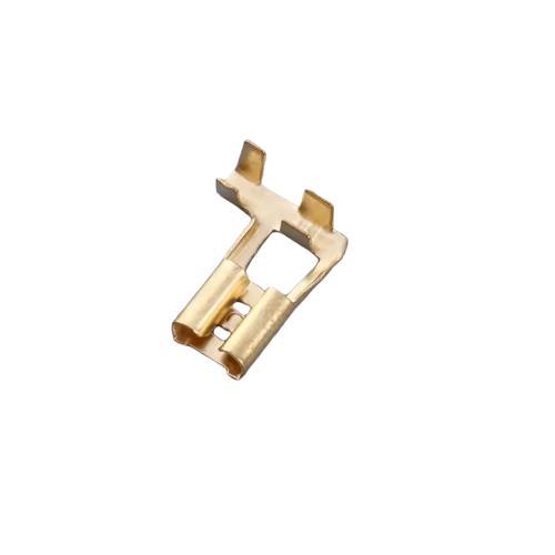 6.3 Car Horn Terminal Flag Brass Crimp Terminal - DJ6211-D6.3